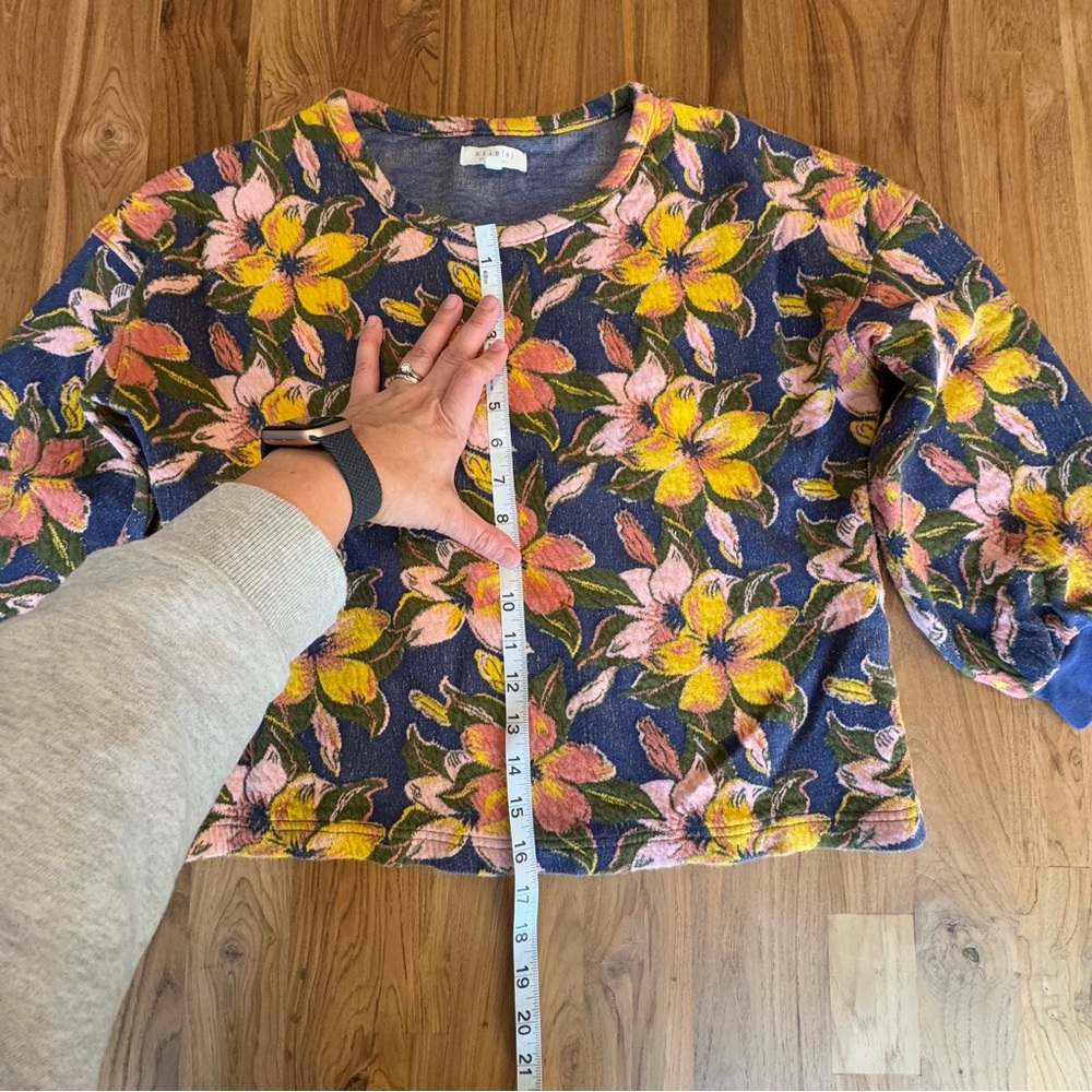 Madewell Shirt Women’s XS Mile(s) by Madewell Long Sleeve Top Floral - Picture 5 of 11